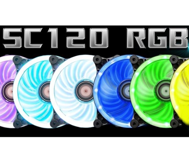 Вентилятор Xigmatek SC120RGB (EN9498) для корпуса., numer zdjęcia 11