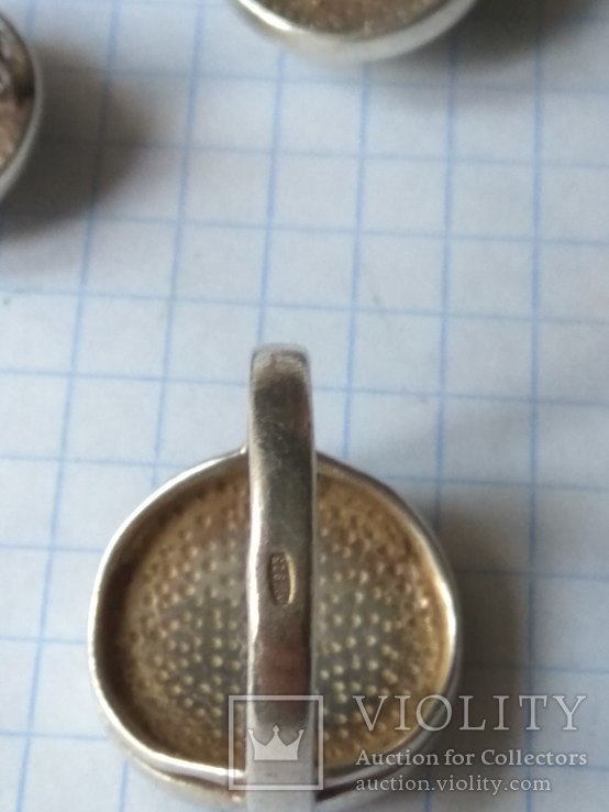 Кольцо И серьги Серебро 925 проба, фото №4