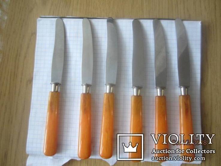 Н-р 6 ножей Solingen Salto бакелит, фото №8