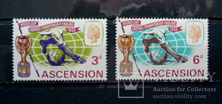 О. Вознесения ЧМ 1966 футбол спорт MNH**, фото №2