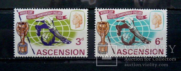 О. Вознесения ЧМ 1966 футбол спорт MNH**, фото №3