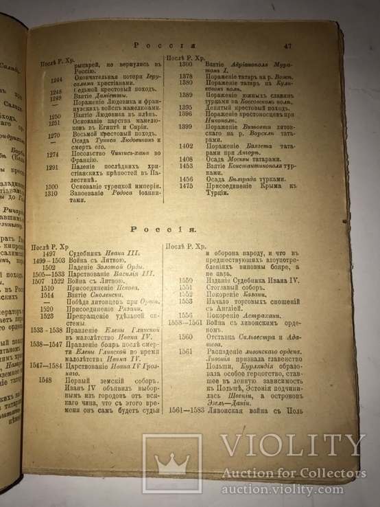 1905 Хронология Всеобщей и Русской Истории, фото №5