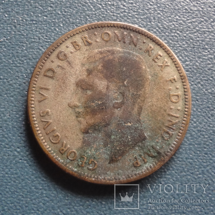 Флорин 1946 Австралия  серебро   (Z.2.13)~, фото №3