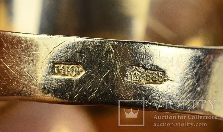 Мужской перстень с бриллиантами 10.76 гр., фото №8