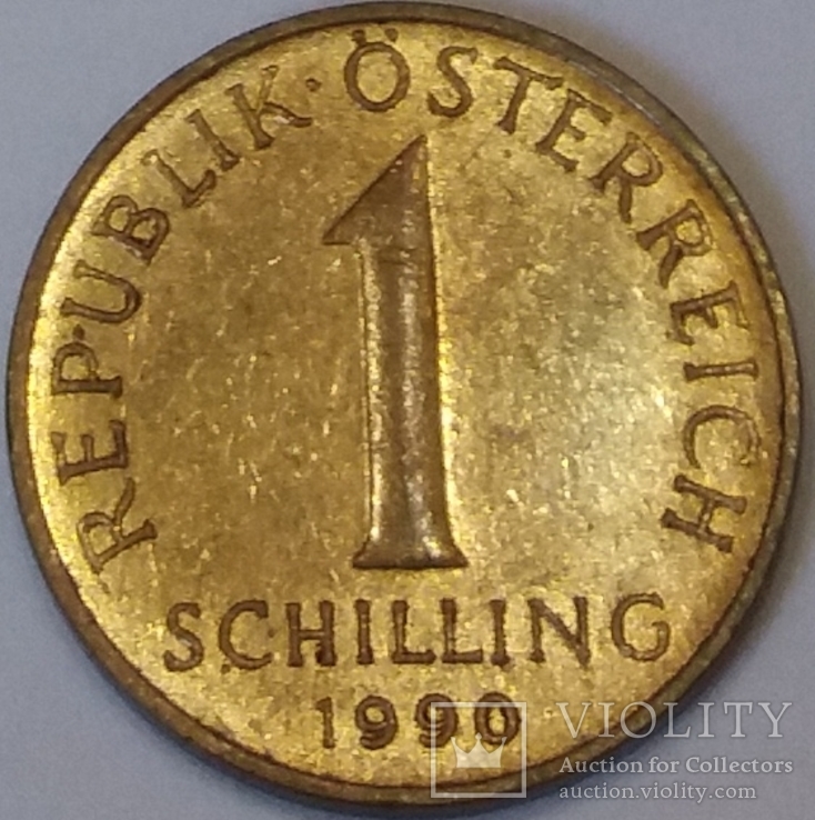 Австрія 1 шилінг, 1990