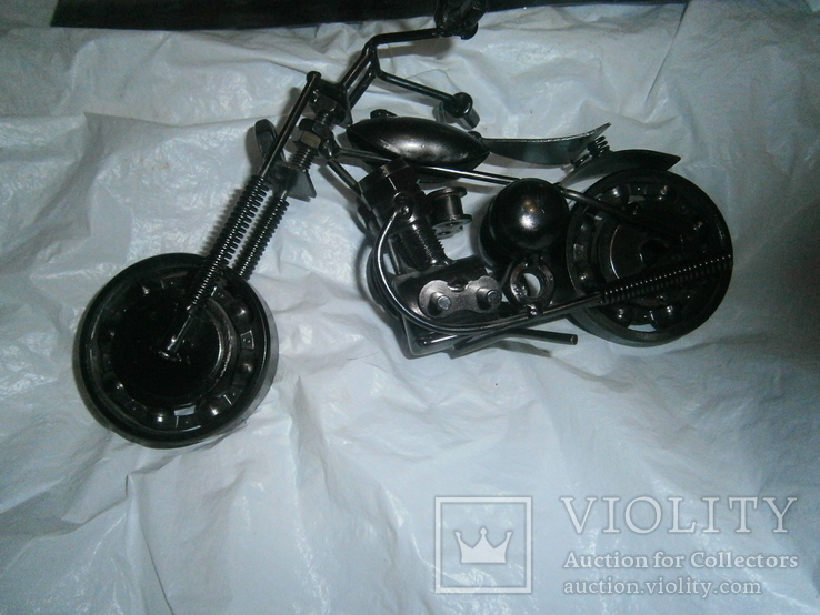 Харлей девидсон(зроблений з справжніх частин мотоцикла), фото №12
