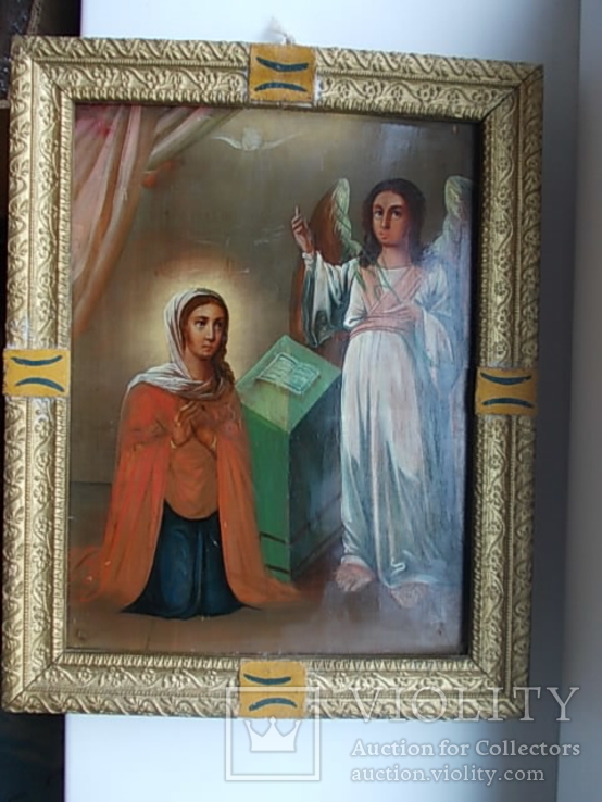 Икона Благовещенье. 19 век., фото №2