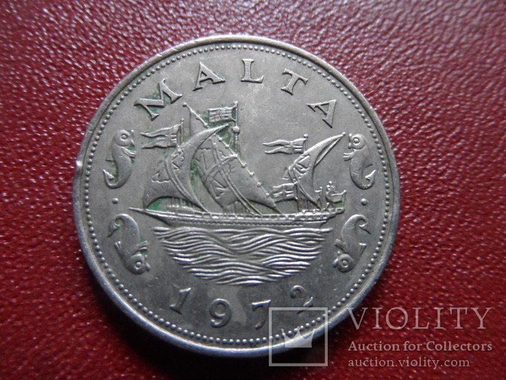10 центов 1972 Мальта   (S.10.1)~, фото №2
