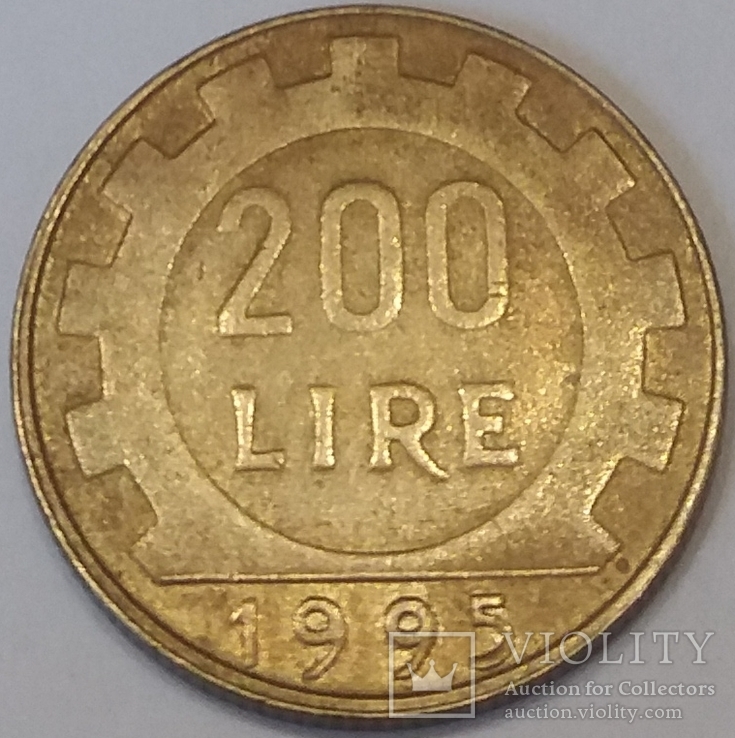 Іtaliya 200 lir, 1995, numer zdjęcia 2