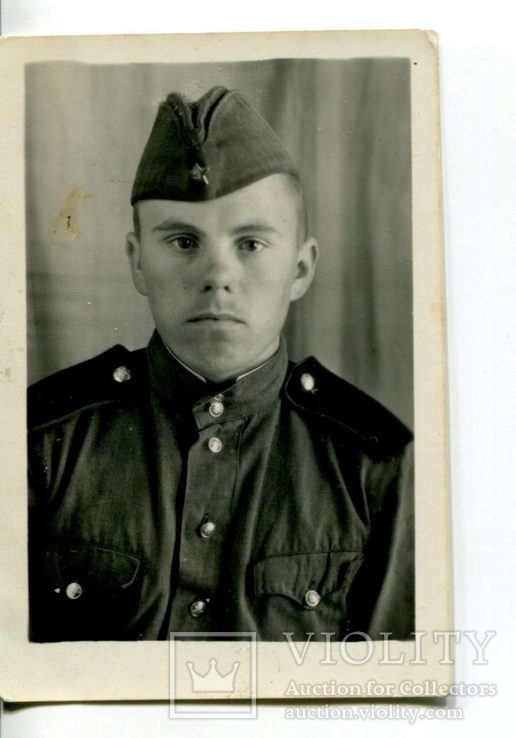 Фото 50-х. солдат в пилотке, фото №2