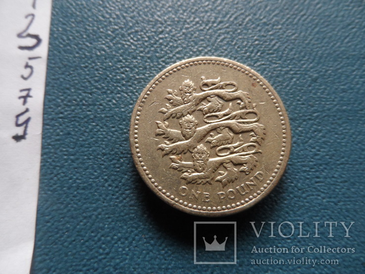 1 фунт 2002   Великобритания   (5.7.5)~, фото №4