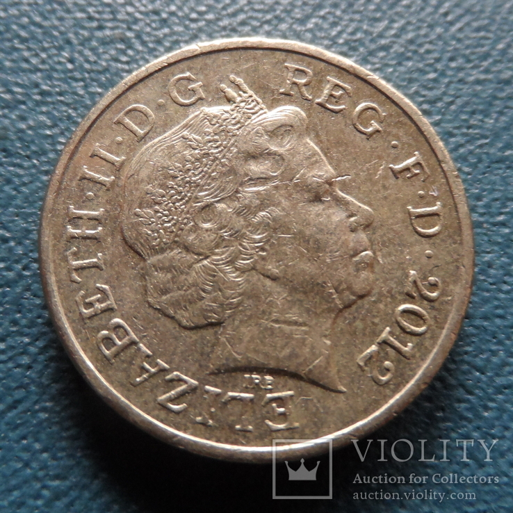 1 фунт 2012   Великобритания   (6.5.4)~, фото №3