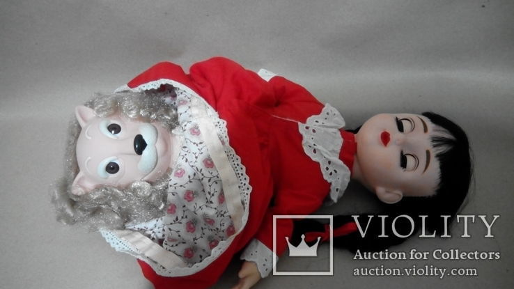 Кукла перевертыш три лица из сказки Красная Шапочка, фото №9