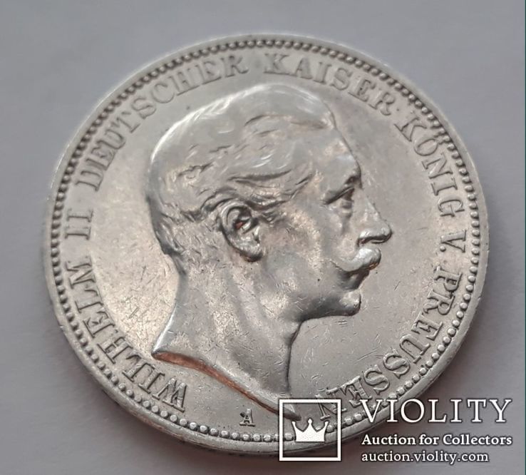 3 марки 1911г.Вильгельм2  Пруссия, фото №4