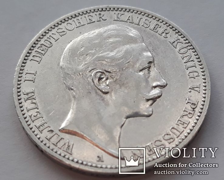 3 марки 1911г.Вильгельм2  Пруссия, фото №6