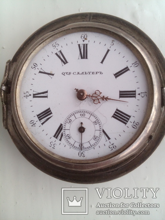 Годинник кишеньковий зі срібла "САЛЬТЕР", фото №2