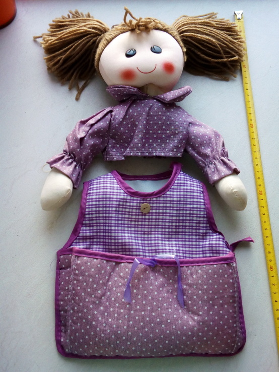 Мягкая настенная кукла - карман, фото №8