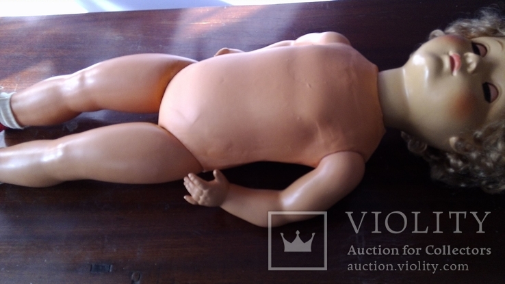 Кукла папье-маше паричковая 60х (62см), фото №12