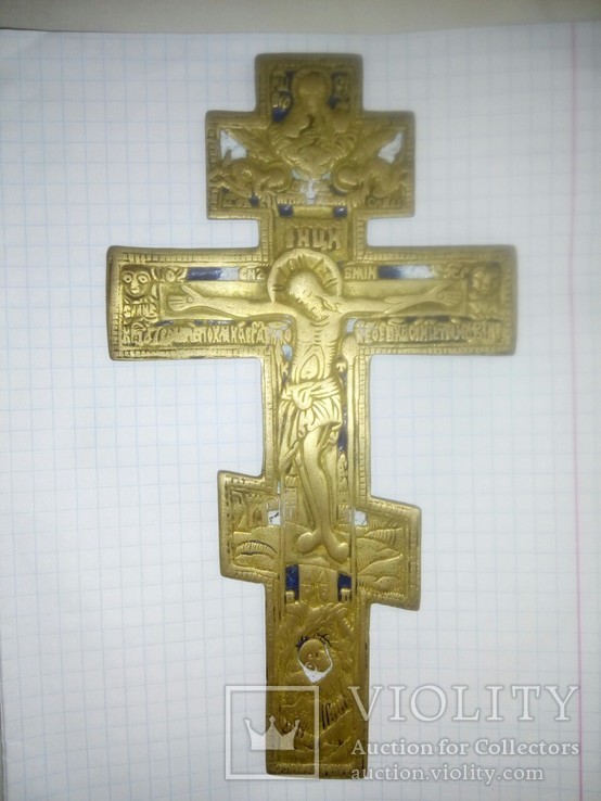 Кіотний хрест з емалями