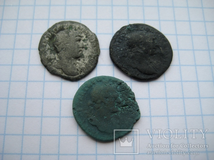 3 лимесных денария (Адриан-Траян), фото №4