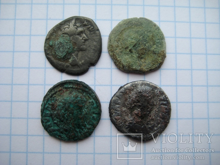 4 античных монеты, фото №2