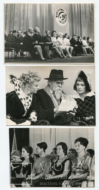 М .Пуговкин , К. Лучко , Э. Быстрицкая , А. Баталов , 1968г., фото №2