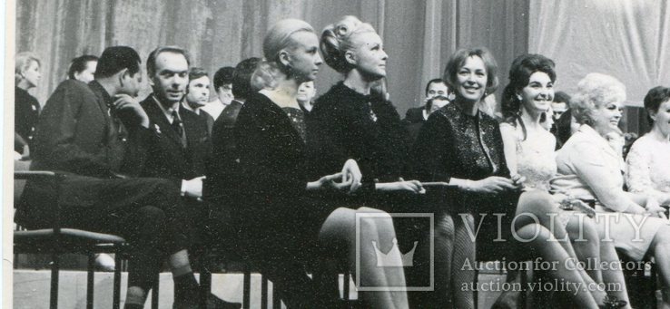 М .Пуговкин , К. Лучко , Э. Быстрицкая , А. Баталов , 1968г., фото №5