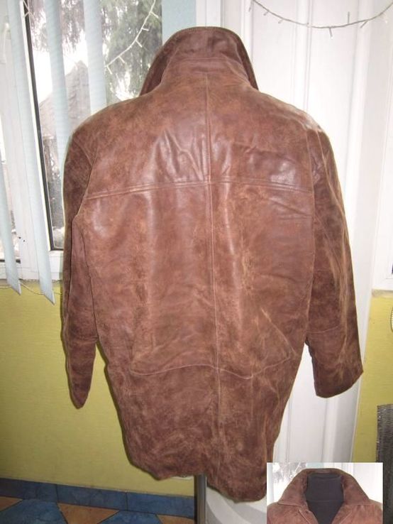 Большая мужская кожаная куртка JOHN BANER.Китай. Лот 459, numer zdjęcia 4