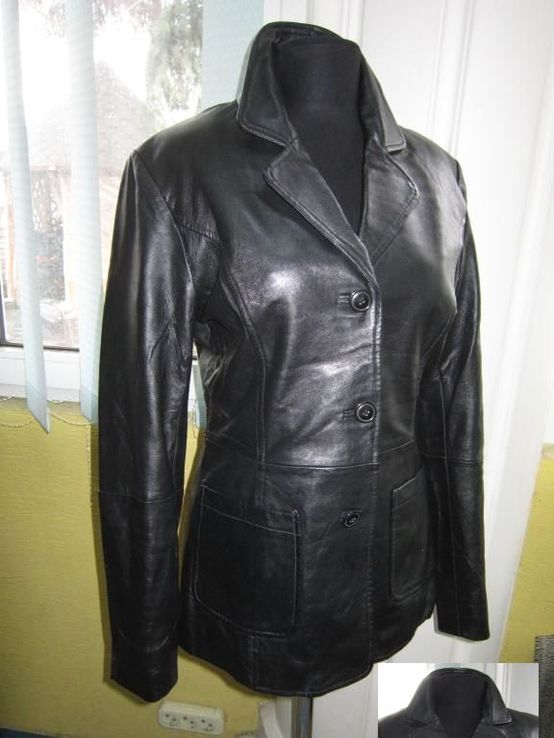 Модная  женская кожаная куртка-пиджак GIPSY.  Лот 460, фото №3