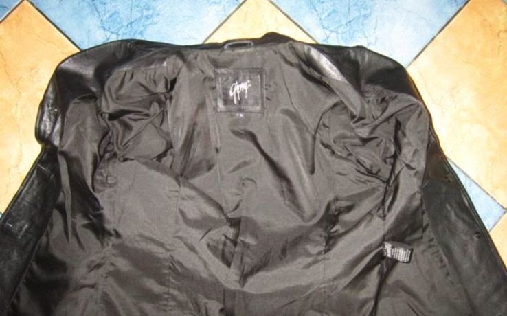 Модная  женская кожаная куртка-пиджак GIPSY.  Лот 460, фото №5