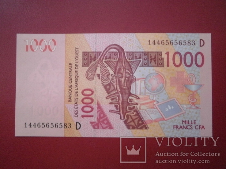 Малі 2003 рік 1000 франків UNC., фото №3