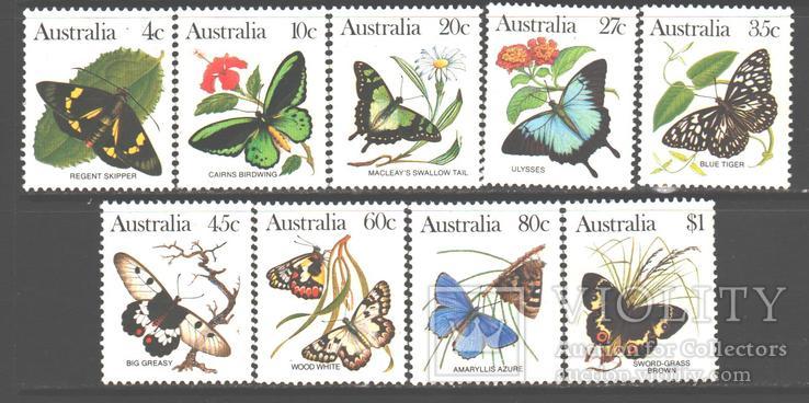 Австралия. 1983. Бабочки **.