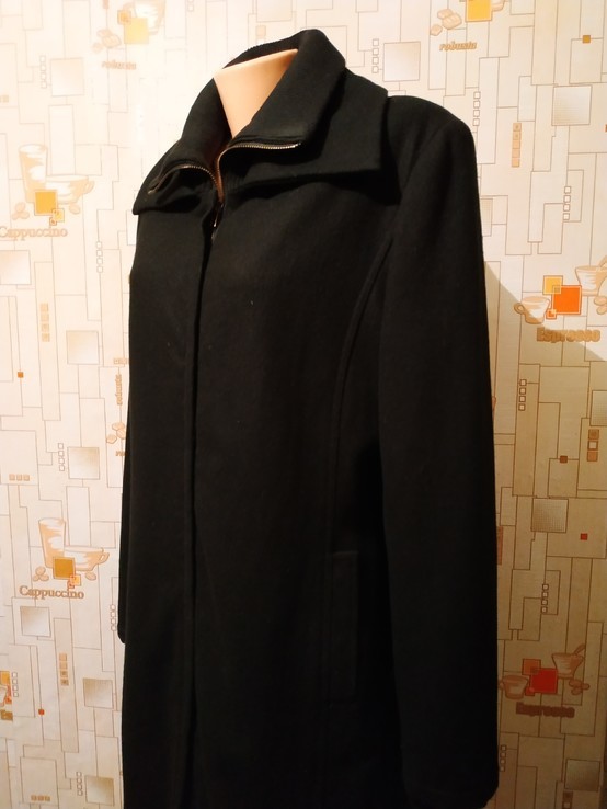 Пальто длинное EMMA шерсть p-p 44, фото №4
