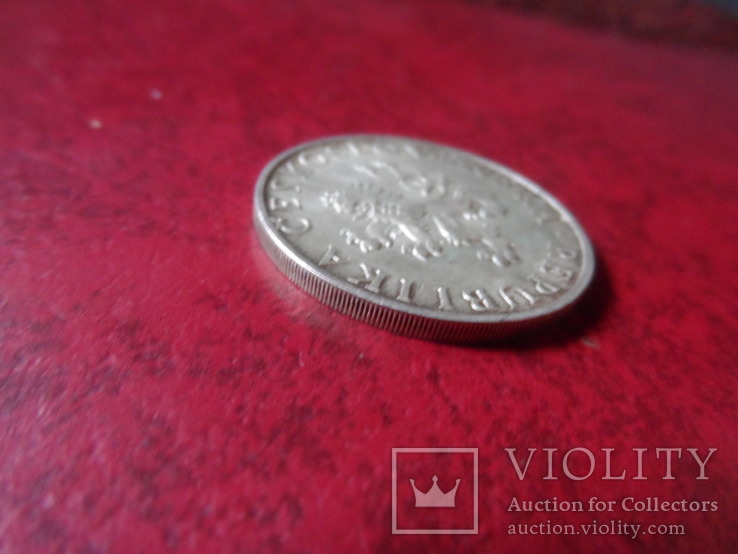 10 крон  1955  Чехословакия  серебро    (А.3.1)~, фото №4