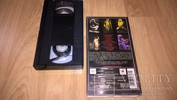 Def Leppard (In The Round In Your Face. Live) 1989. VHS. Видео Кассета. PolyGram., фото №3