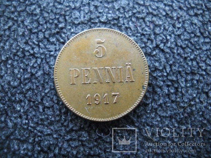 5 пенни-1917г.-кабинетка №2