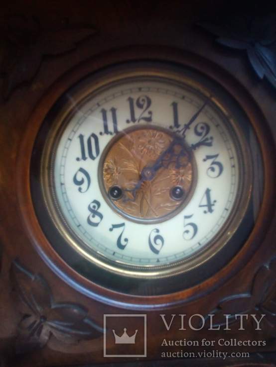 Старинные настенные часы с боем. D.R.PATENT (Kienzle) 1900-е. Германия., фото №5