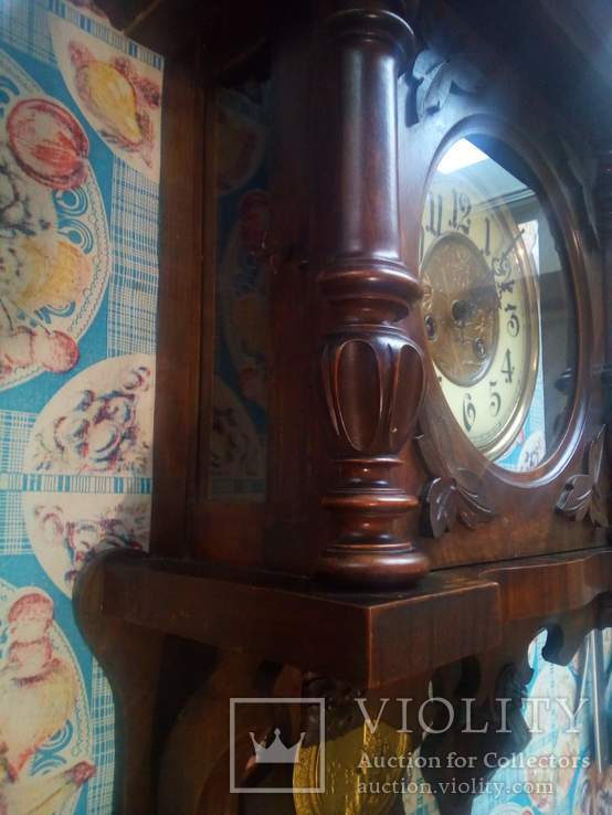 Старинные настенные часы с боем. D.R.PATENT (Kienzle) 1900-е. Германия., фото №6