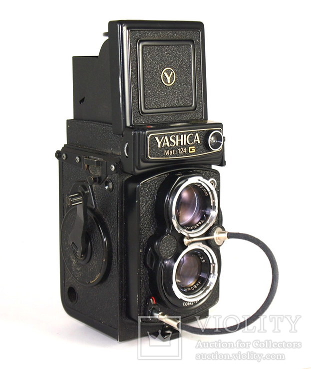 Фотоаппарат  YASHICA Mat 124 G  Объективы: Yashinon 2,8/80 mm | Yashinon 3,5/80 mm. Japan, фото №5