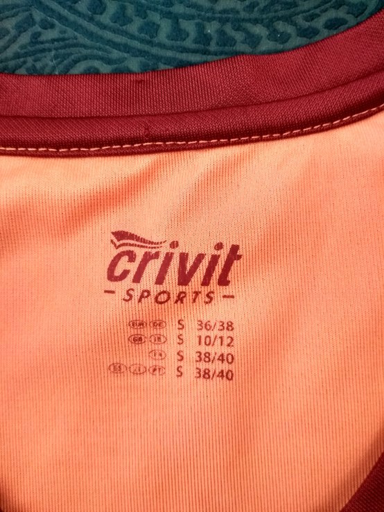 Футболка. Блуза спорт. CRIVIT Оригинал р-р S, photo number 6