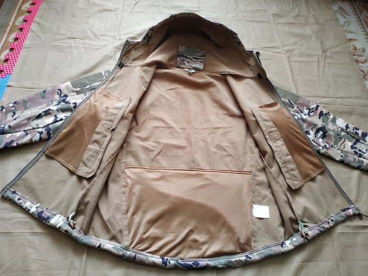 Новая тактическая куртка Softshell Shark skin MTP p.XL-XXL, photo number 10