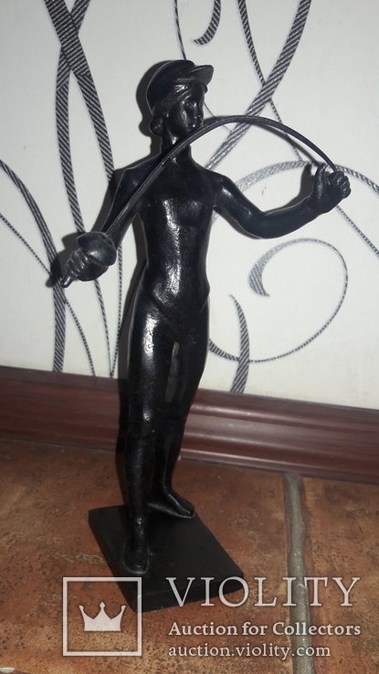 Фехтовальщик касли 1987г. статуэтка, фото №3