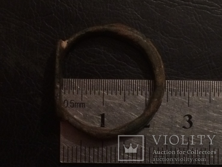 Колечко-перстень з ручним узором, фото №7