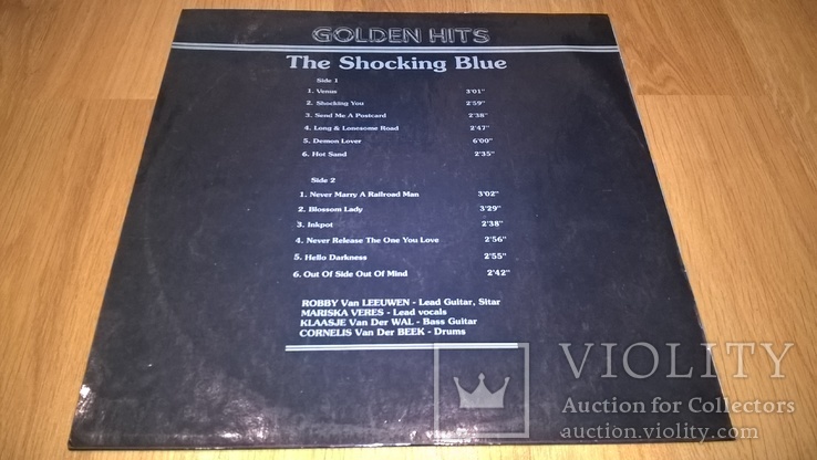 The Shocking Blue (Golden Hits) 1992. (LP). 12. Vinyl. Пластинка. Ламинат., фото №3