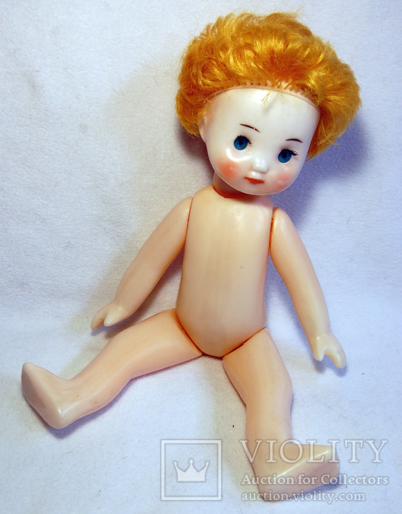Кукла-мальчик  СССР, Днепропетровск. 60-70 гг. высота 40 см, фото №5