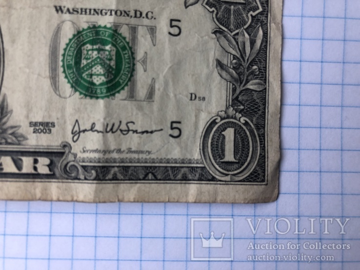 1 доллар США 2003 год, фото №6