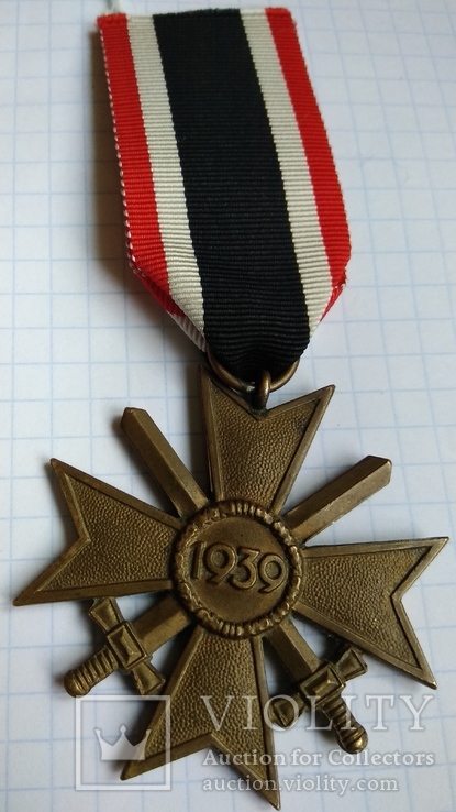 Крест за боевые заслуги KVK с мечами третий рейх, фото №8