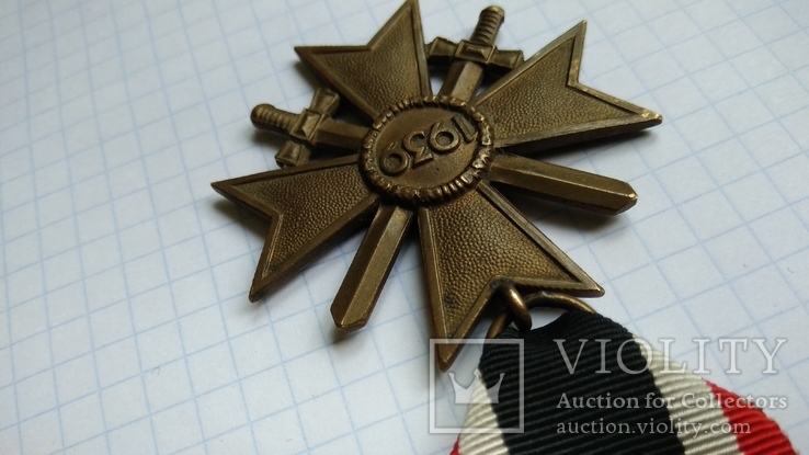 Крест за боевые заслуги KVK с мечами третий рейх, фото №12