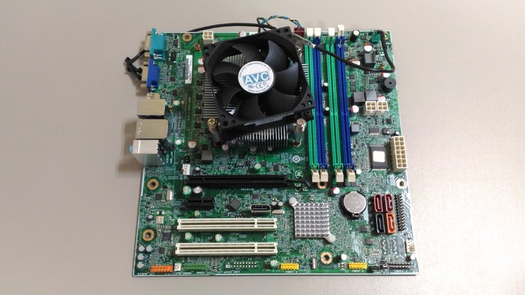 Материнская плата Lenovo IS7XM s1155 + система охлаждения, переходники., фото №3