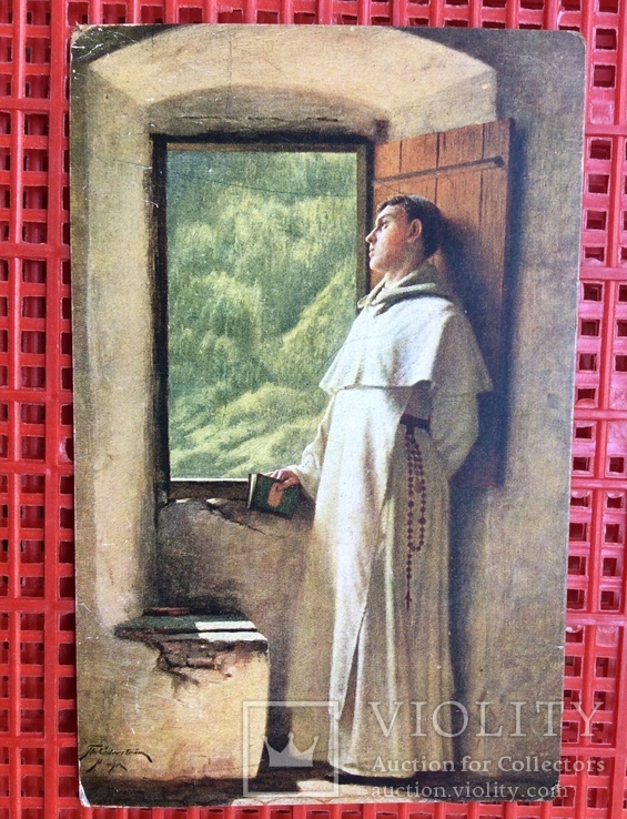 Открытка «Священник» 1920 г, фото №2